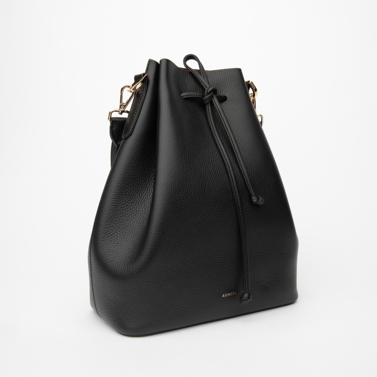 Alessa small pebbled leather satchel discount